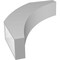 Ekena Millwork 6-in. W x 26-in. D x 34-in. H Thorton Architectural Grade PVC Knee Brace BRCP06X26X34THR - alternate 2